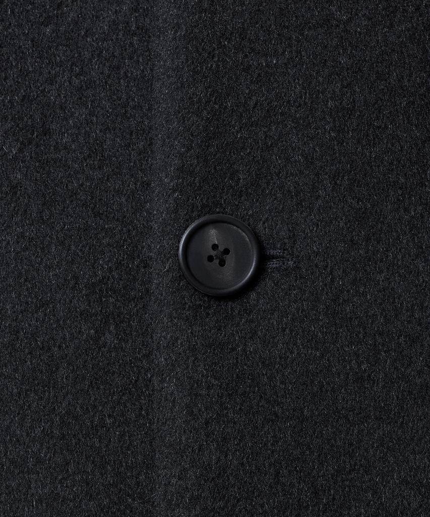 Musinsa Standard Cashmere Blend Oversized Single Coat [Charcoal Grey]