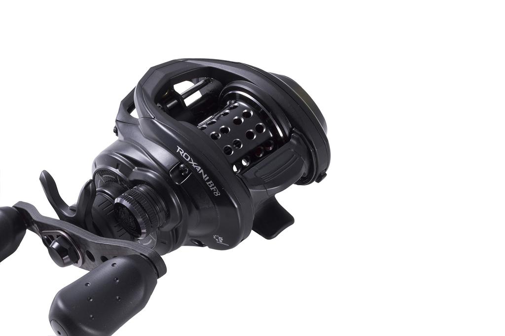 AbuGarcia ROXANI Reel with Super High Carbon and Bait Finesse Spool for Saltwater Fishing BF8-L (Roxani) Left-Handed Gear, Handle,