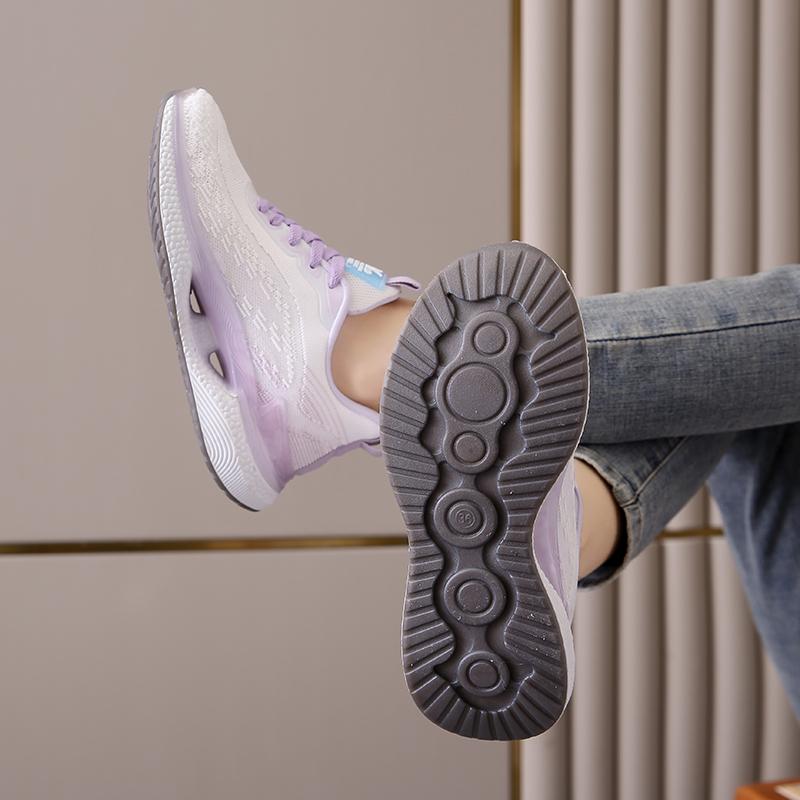 2026 New Comfortable Casual Lightweight Women's High-Quality Thick-Soled Wear-Resistant Breathable Running Shoes Student Shoes