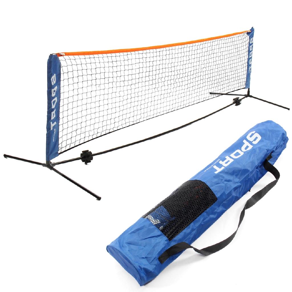 Tennis Net & Post Set Racquet Sports Network Net Portable Frame Badminton Beach 3 Meter Volleyball Training Net Mesh