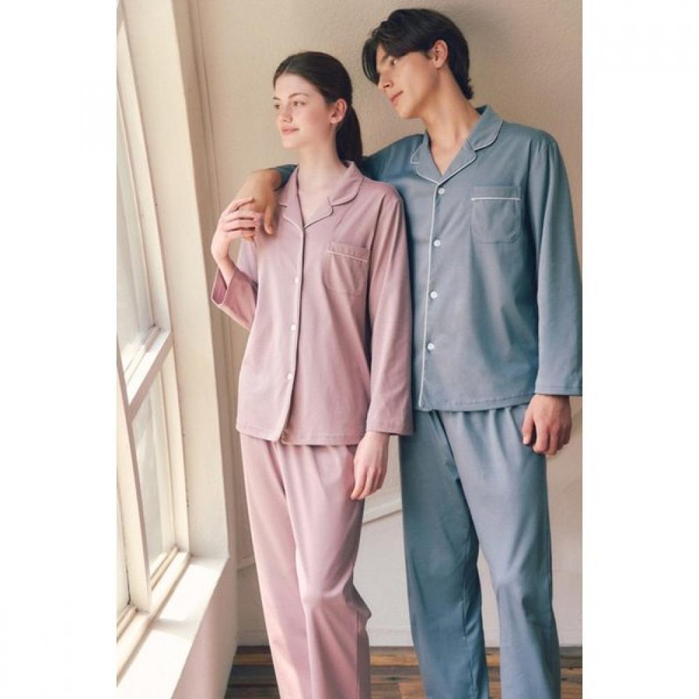 

Venus Premium Knit Cotton Rayon Silk Solid Couple Pajamas Vpa4561m Vpa4561w 110/100