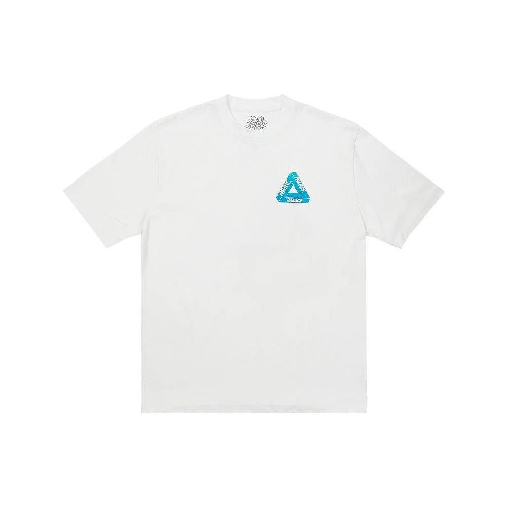 Palace Reacto Tri-Ferg T-Shirt White Unisex Tops P24ES029