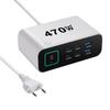 470W GaN Digital Desktop Charger with 140W Smart Display TFT Screen Adapter