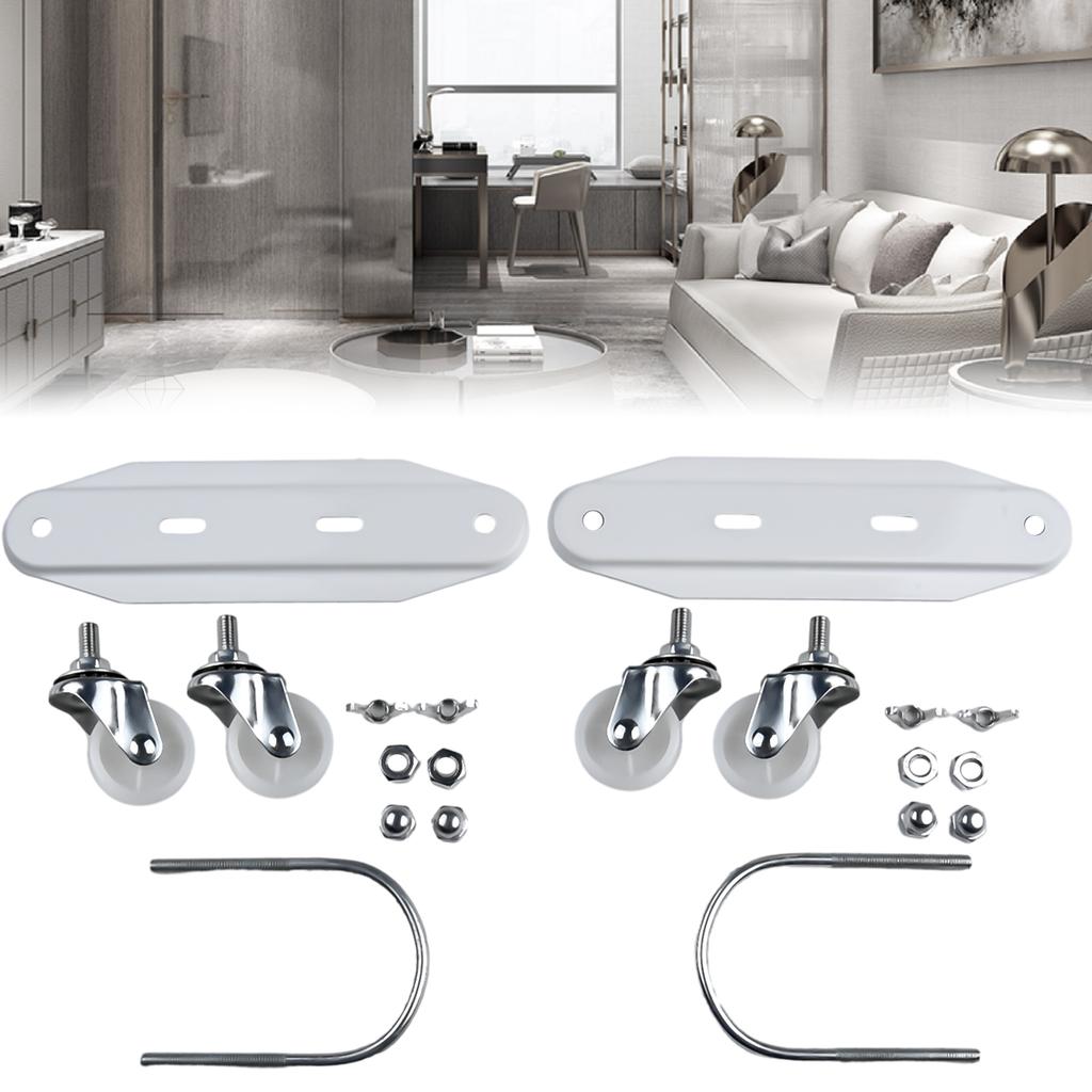 Heizungsbügel Räder Ständer Elektroheizung 2 Stück Wohnung Wasserkraft Büro Öl Ting Rollenhalter Heizkörper