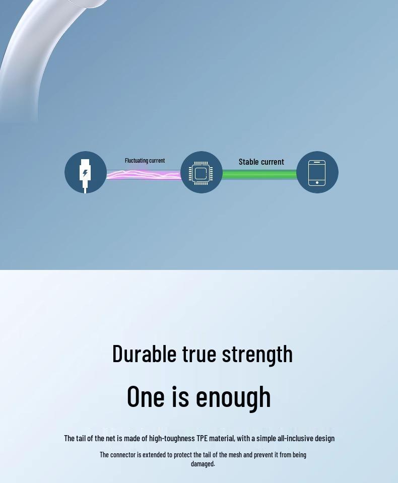 120W Super Fast Charging Type-C Cable for Huawei 6A, Oppo, Honor, Vivo, and Android Universal.