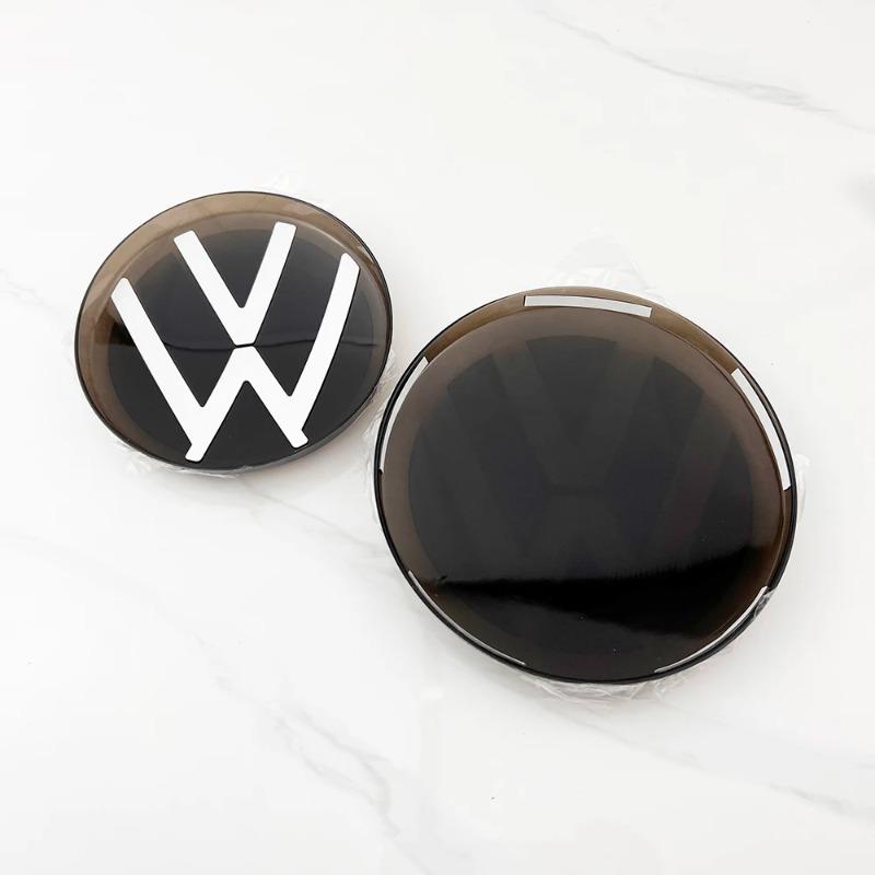 HIJK1 Car Modification Logo Sticker Not Affect ACC Front Rear Emblem Badges Cover For VW Volkswagen Golf MK6 MK7 MK7.5 MK8 2010-2024