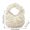 Luxury Sweet Sweet Rose Petal Handbag Soft Light Elegant Lace Pleated Bag Ruched Cloud Lace Patchwork Underarm Handbag Girl