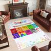 Numberblocks Personalized Name Floor Mat Design for Hallway Living Rooms Foyer Dining Room Antislip Carpet Anime Office Decor Best for Christmas