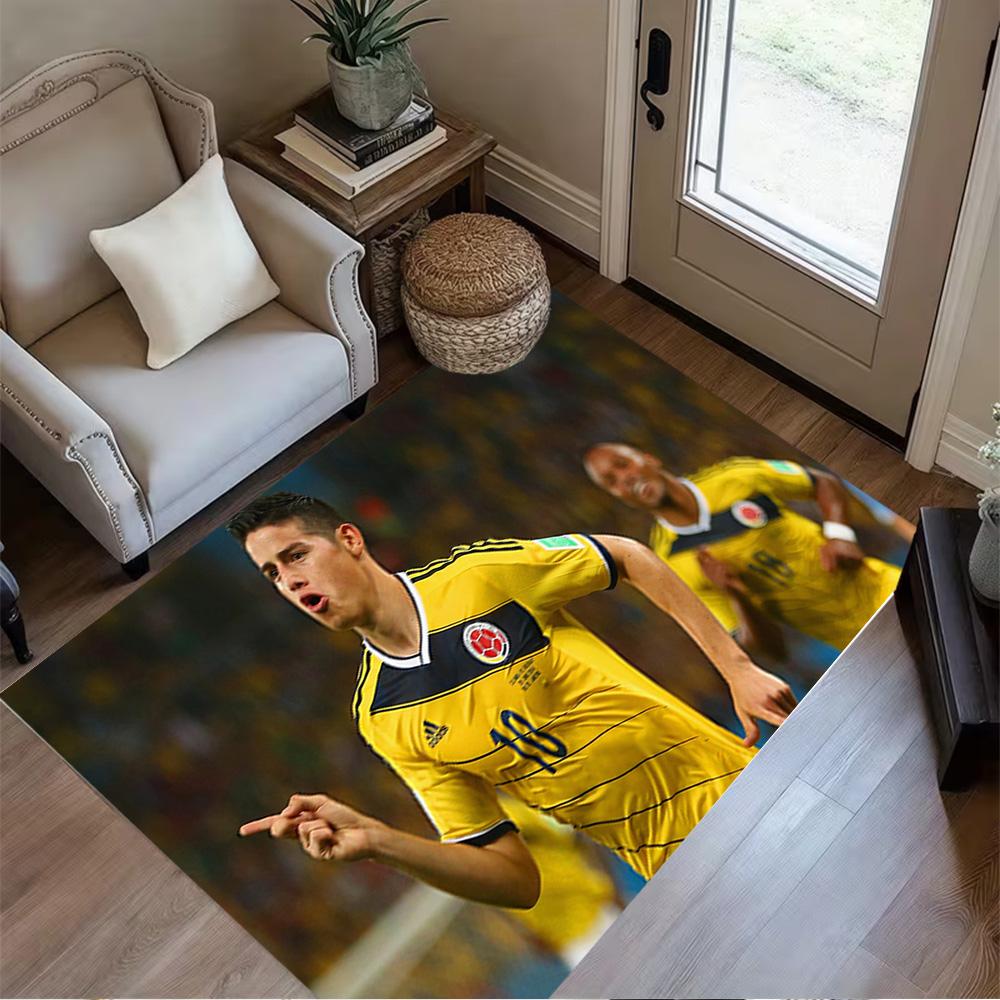 Germany Soccer Celebration Floor Rug Office Rug Design for Kitchen Foyer Entryway Playrooms Anti-slip Rug Decorate Offices