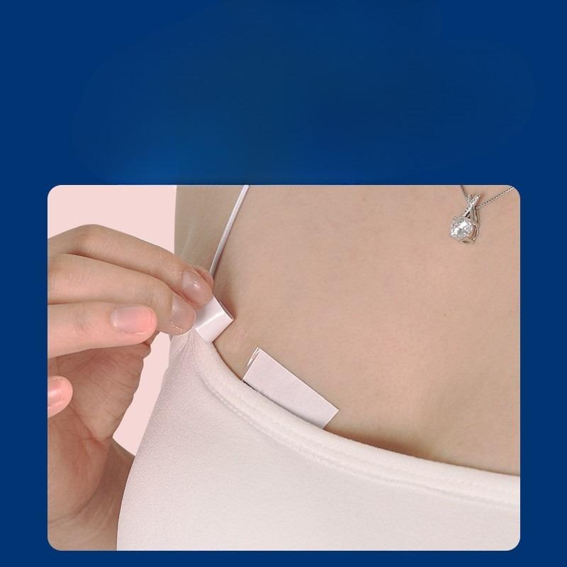 Antireflexní nálepky na límec, Neviditelné nálepky na oblečení, Odolné proti potu, Protiskluzové, Beze stopy, Hluboký výstřih, Páska na hrudník