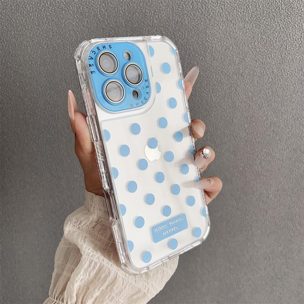 Fashion Luxury Cute Clear Phone Case for iPhone 16 Pro Max 15 14 Plus 13 16E Shockproof Transparent TPU Cover Slim Protective