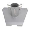 Satellite Dish Pipe Adapter Stainless Steel Satellite Antennae Pole Mount Roof Mount Plate for Gen3