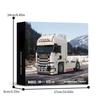 Europäischer Stil LKW Baustein Tankcontainer Kombinationen, Ideales Geschenk für Autosammler und Modellbau