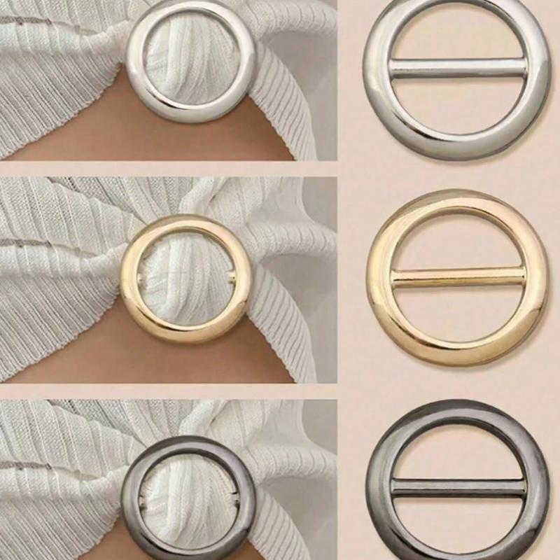 Versatile Styling Clips For Fixing Short Sleeve Or Dress Shirts, Suitable For Scarves, T-Shirts And Belts, Fit For Any Occasion