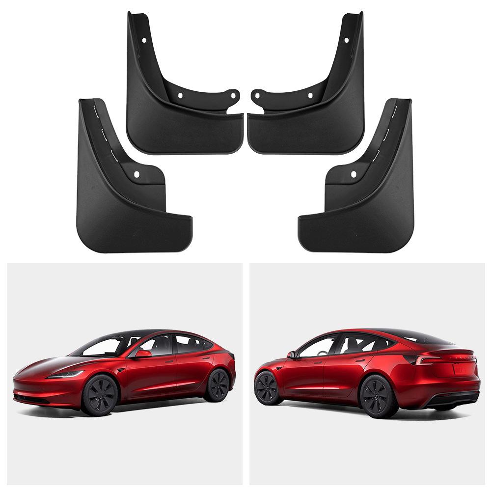 

Подходит для Tesla Model 3 2024 Мягкий брызговик Крыло автомобиля 33*10.7*22（cm）