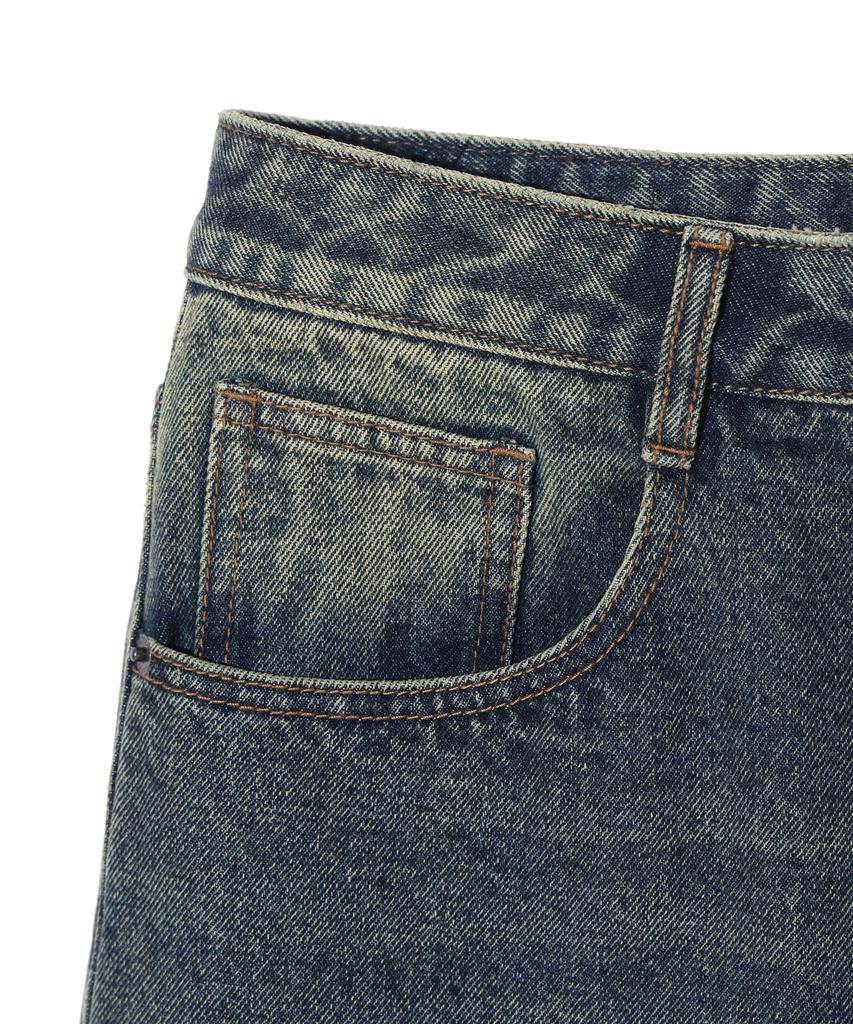 Pendulum Curved Brush Denim Pants Lq5Du533_Dark Indigo