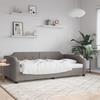 VidaXL Taupe Daybed 90x200 Cm Fabric 354208