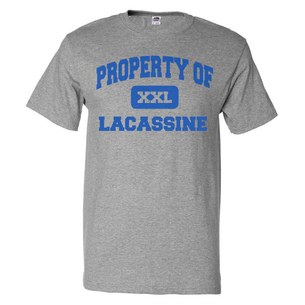 Camiseta Property of Lacassine Camiseta DivertidaSe abre en una nueva ventana o pestaña M
