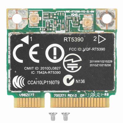 Adaptor Wifi pentru placă de rețea fără fir pentru computer HP RT5390 SPS 630703‑001 Mini PCIE 802.11N