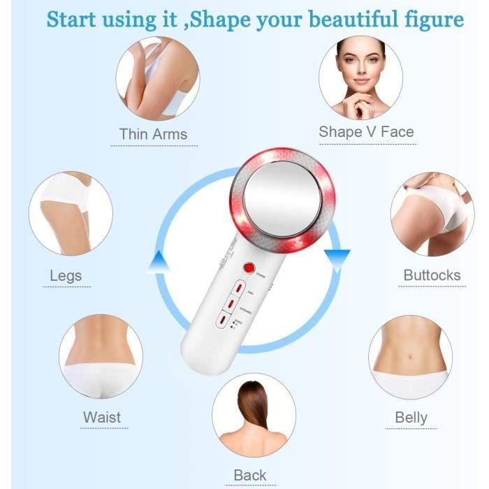 Masseur de cellulite - Machine ultrasonique - EMS - Infrarouge - Perte de poids