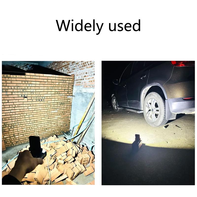For Makita/Milwaukee/Dewalt/Bosch 18V-21V Li-ion Battery Small lamp LED Work lamp Emerge Light Adjustable Outdoor Searchlight