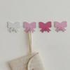 5Pcs Self Adhesive Wall Clothes Towels Hanger Pink Heart Shape Hook Stainless Steel Sticky Key Hooks Child Cute Room Decor Hook
