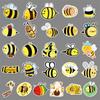 51 Cute Cartoon Little Bee Ins Style Creative Graffiti Scooter Motorcycle Car Refrigerator Decoration Stickers