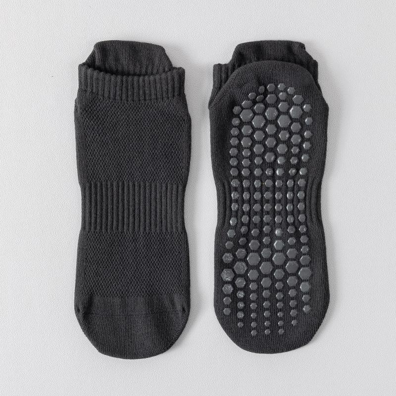 Yoga Socken, Herren Anti-Rutsch Professionelle Nahtlose Kurze Baumwollsocken, Anti-Geruchs Key Body Pilates Sporttraining Indoor Bodensocken