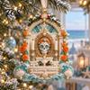 Durable Acrylic Ornaments Day of The Dead Ornament, Mexcian Flower Skeleton Hanging Decoration, Dia Indoor Home Accents De Los Muertos Sugar