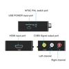 Goalfish HDMI RCA Conversion HDMI To RCA Conversion Converter HDMI To AV Composite HDMI To RCA Conversion Converter 1080P Audio Output Capable USB
