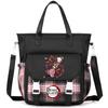 Demon Slayer Tote Bag Crossbody Bag Carrying Bag Shoulder Bag for Teenager Girl Boy Back To School Bag Men Women Leisure Travel Bag Mochila