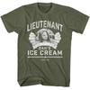 Forest Gump Film Lieutenant Dan's Eiscreme Logo Herren T-Shirt