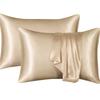 2Pieces Satin Pillowcase Set 50x66cm Optional Color Smooth And Soft Pillow Covers For Hair And Skin Protection