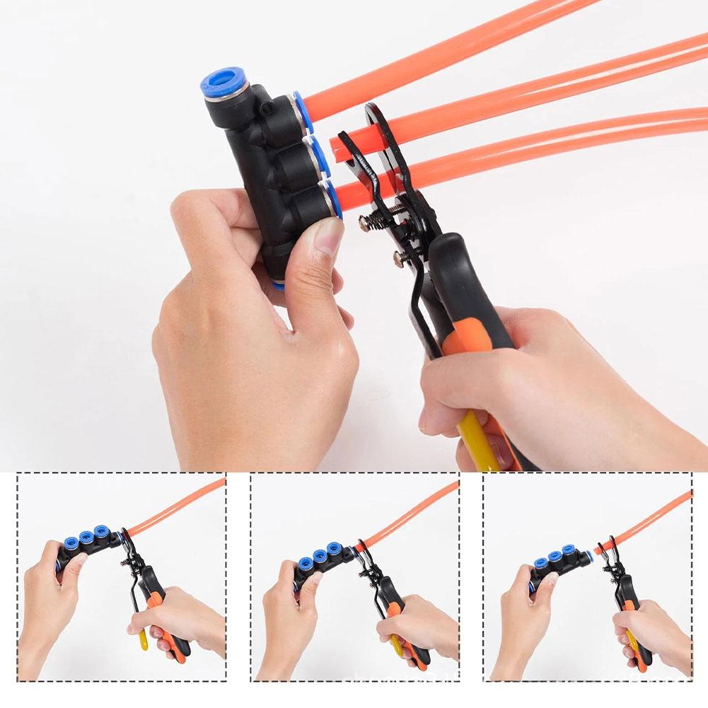 1/2 Stück Pneumatisches Trennwerkzeug Trennzange Set Push-to-Connect Pneumatikverschraubungen Entfernungswerkzeug Schnellverschluss Luftschlauch