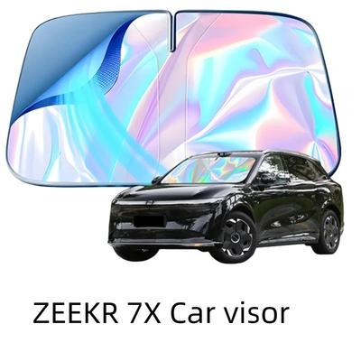 Für Zeekr 7X 2025 2026 Frontscheiben-Sonnenschutz Faltbarer Visier UV-Hitzeschutz Blendschutz Innenraumzubehör
