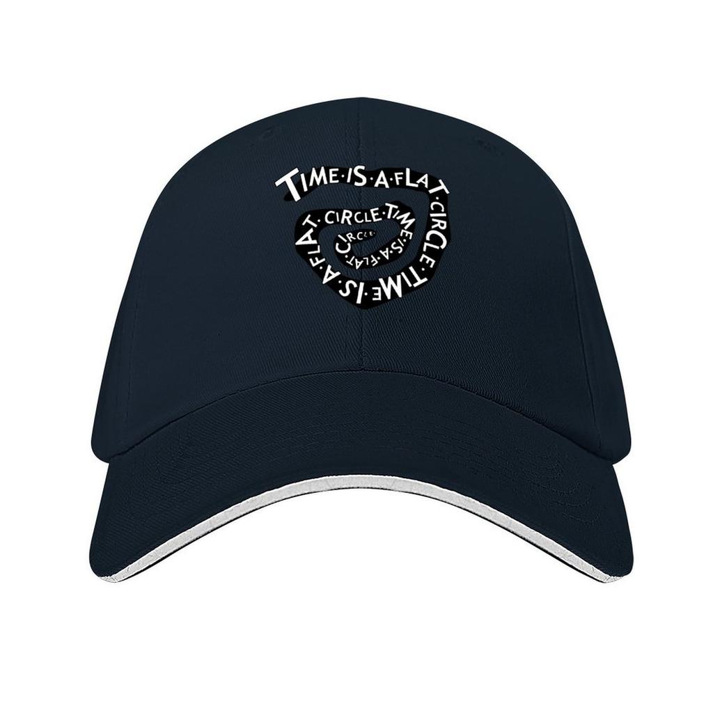 Time Is A Flat Circle TShirts Time Is A Flat Circle True Detective Carcosa Rust Cohle Baseball Cap