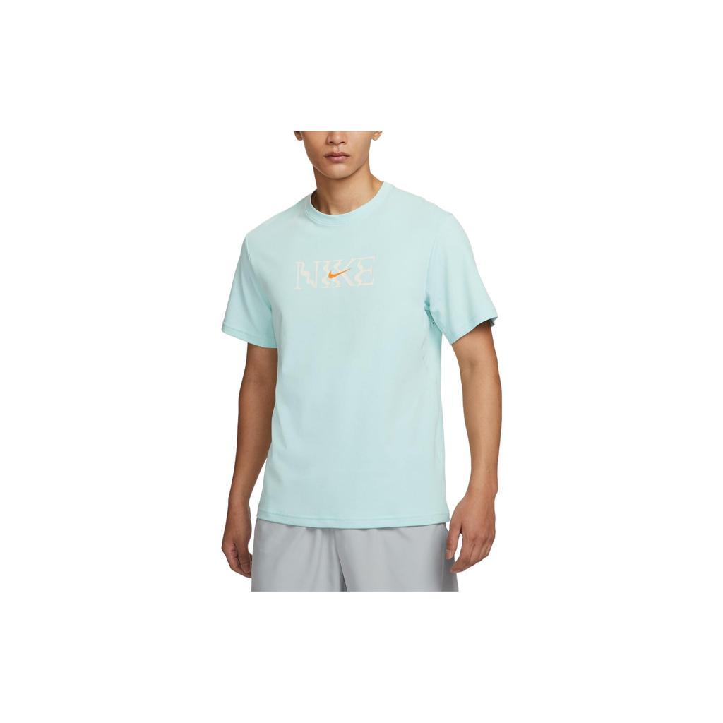 New Nike T-Shirt Men's Ice Emerald Green FQ0258-346