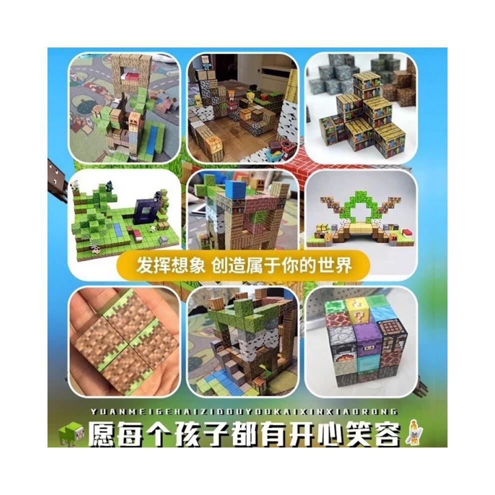 100Pcs/Set Magnetic Building Blocks Children Kids Educational Toy Gift