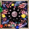 Geometric Divinations Table Cloth Board Game Oracles Card Pad Rune Support Mat