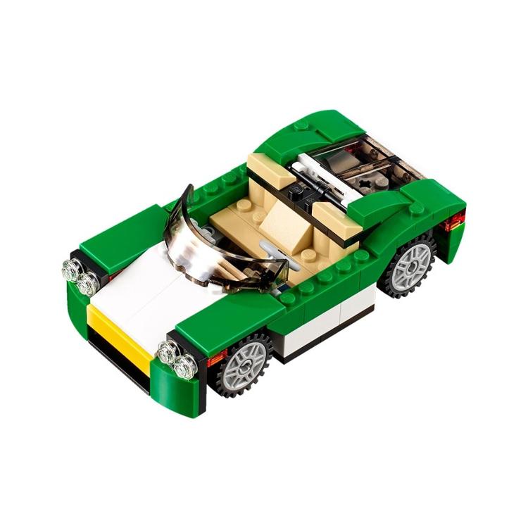 LEGO LOGO Creator 3 In 1 Green Convertible Building Blocks 122 Pcs/pzs 31056