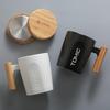 TOMIC TCL1329 Ceramic Mug with Wooden Handle