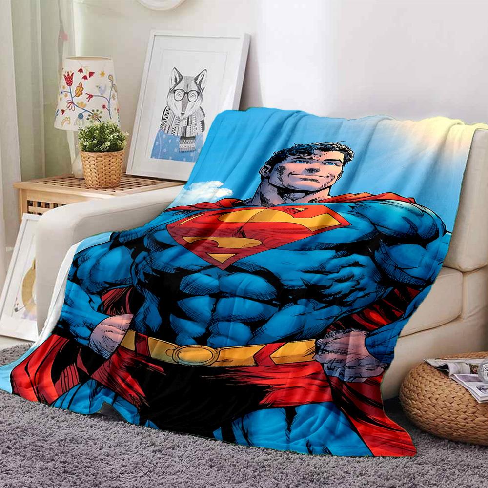 

1pc Superman Flannel Blanket Soft Warm Throw for Home, Office, Travel, All-Season Cozy Bedding GiftL1179 80cmx120cm(31inx47in)