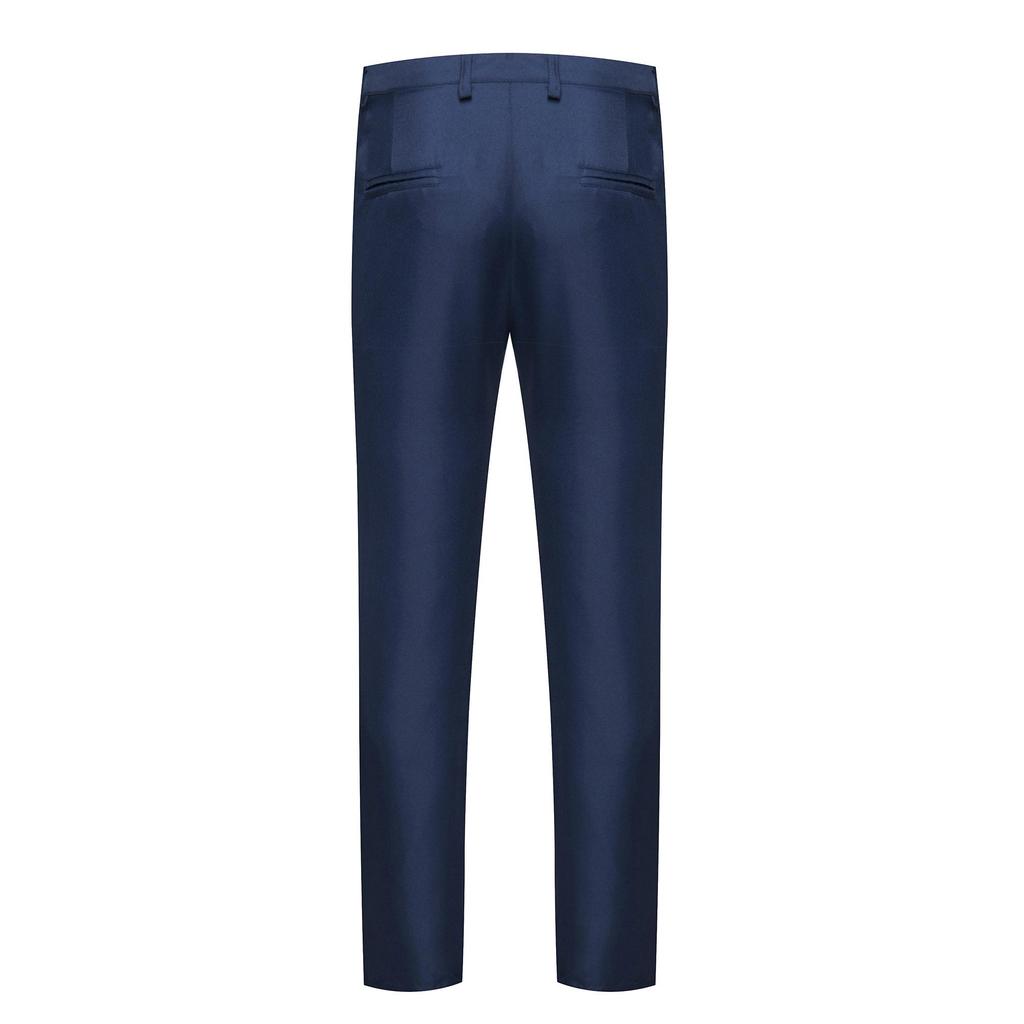 Men's Slim Straight Korean Fashion Business Casual Trousers - Solid Color