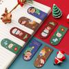 Gifts Student Stationery Book Page Folder Reading Marker Magnetic Bookmarks Christmas Bookmarks