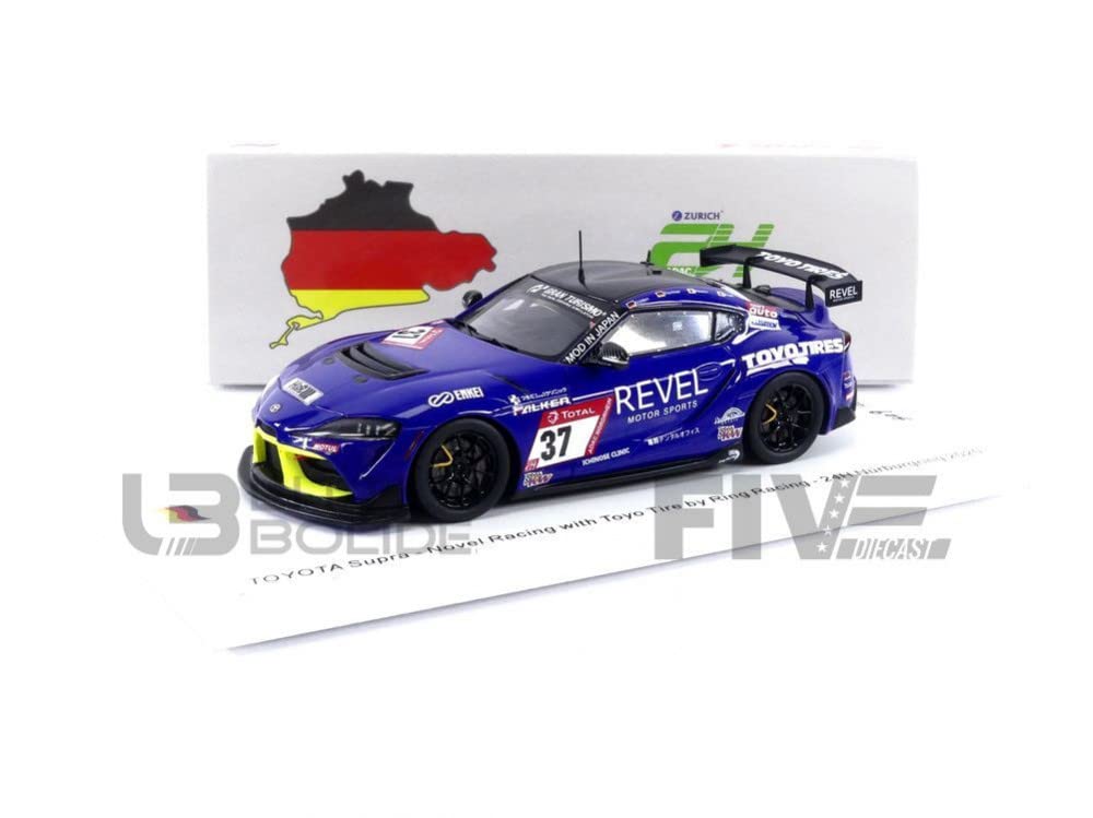 

Spark Национальная модель Toyota Supra Racing с шинами Toyo от Ring 2020 Нюрбургринг 24 часа 1/43 Novel Racing #37