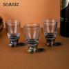 Elegante set di 12 bicchieri da shot Zodiac - Bicchieri cinesi Baijiu multiuso e riutilizzabili perfetti come regalo