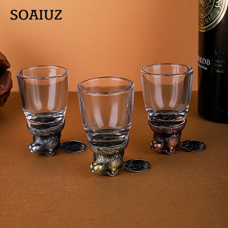 Elegante set di 12 bicchieri da shot Zodiac - Bicchieri cinesi Baijiu multiuso e riutilizzabili perfetti come regalo