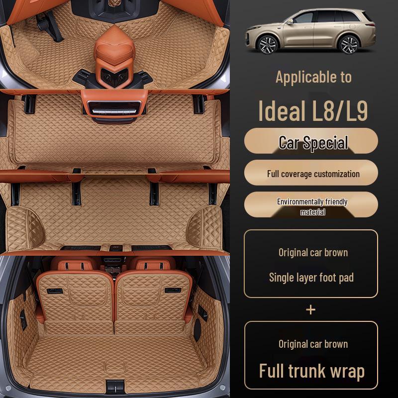 Li Auto L8/L9 Trunk Mat, Full Coverage for Third Row