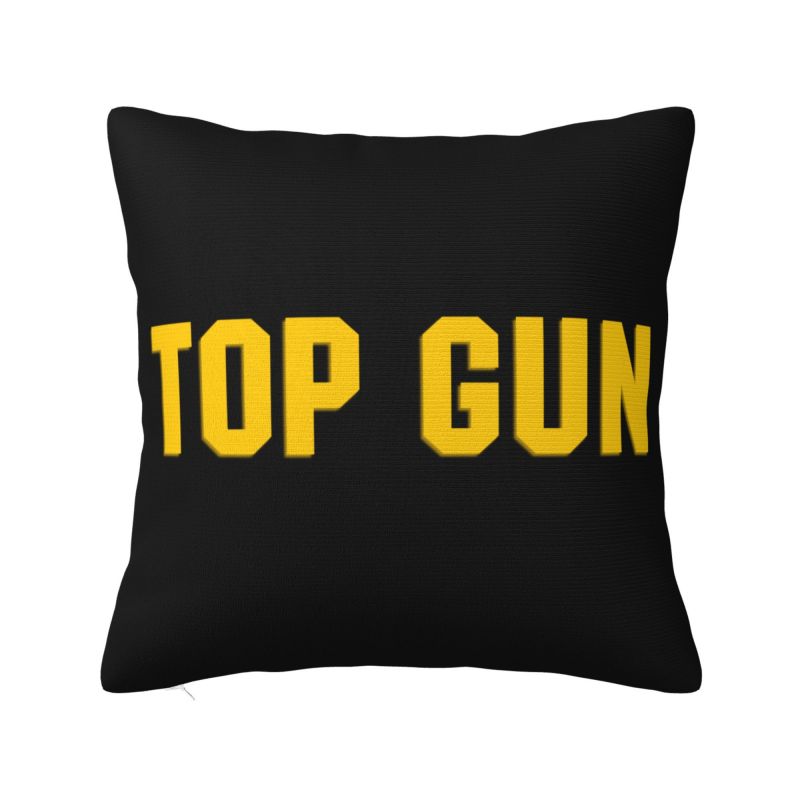 Tom Cruise Maverick Film Top Gun Cushion Covers Soft Luxury Pillow for Sofa
