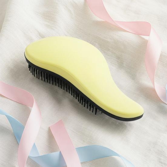 Hair Detangling Brush Women Men Scalp Massage Hairbrush Curly Straight Thick Wet Dry Hair Detangler Comb with Flexible Bristles